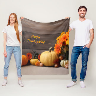 Erntedank Fleece Blanket