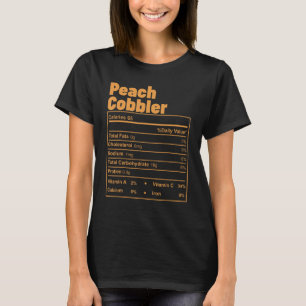 Erntedank Food Peach Schuster Ernährung Fakten T-Shirt