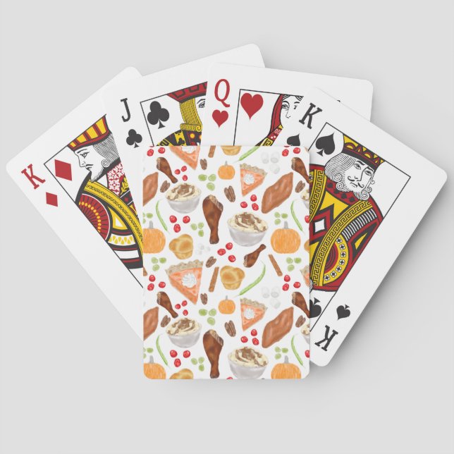 Erntedank Foods Playing Cards Spielkarten (Rückseite)