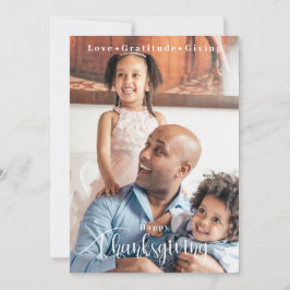 Erntedank Foto Minimalistisch Feiertagskarte