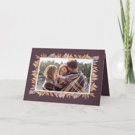 Erntedank-Fotokarte Dankeskarte