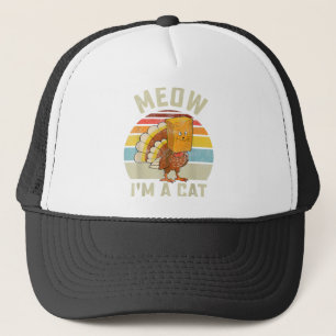 Erntedank Funny Turkey Fake Katzenjammer Frauen Mä Truckerkappe