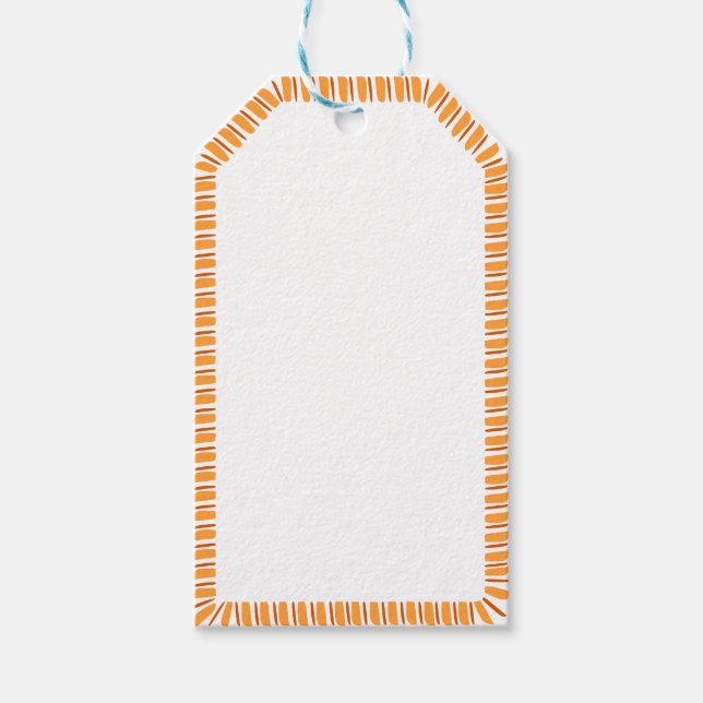 Erntedank für die Herbst-Saison ungeordnet Geschenkanhänger (Vorderseite)