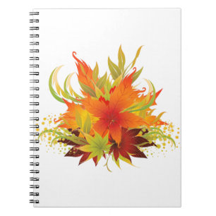 Erntedank für Herbstausgänge Notizblock