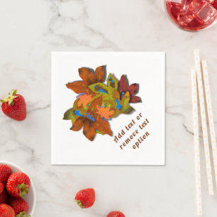 Erntedank für kreative Herbstlaube Serviette