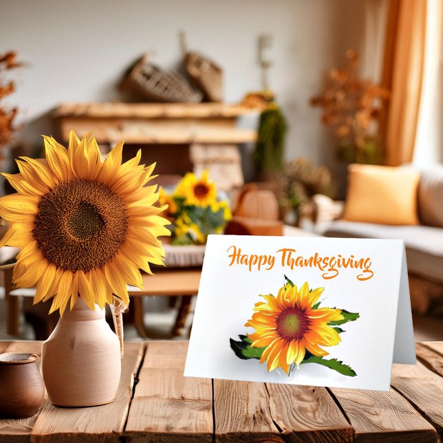 Erntedank für Sonnenblumen Karte (Von Creator hochgeladen)