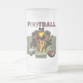 Erntedank-Fußball-Bier-Tasse Mattglas Bierglas