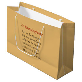 Erntedank Gedicht über Abundance & Sharing Große Geschenktüte