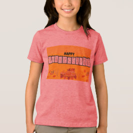 Erntedank (gelb) Klassische Drucktücher Tri-Blend Shirt