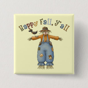 Erntedank-glücklicher Fall-Quadrat-Knopf Button