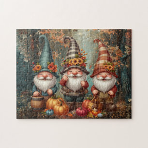 Erntedank Gnomes Trio Puzzle
