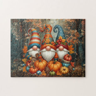 Erntedank Gnomes Trio Puzzle
