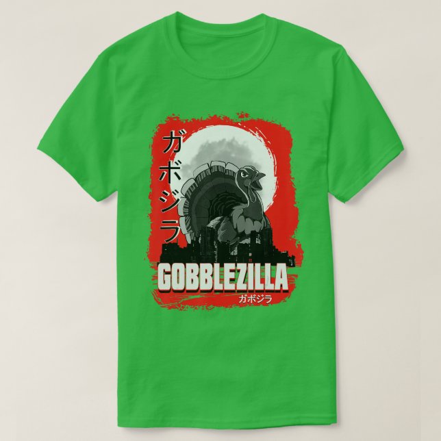 Erntedank Gobblezilla 3 T-Shirt (Design vorne)