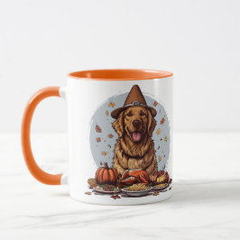 Erntedank Golden Retriever Dog Tasse
