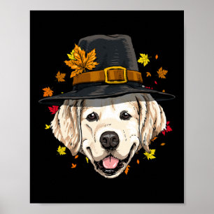 Erntedank Golden Retriever Pilgriever Türkei Day A Poster