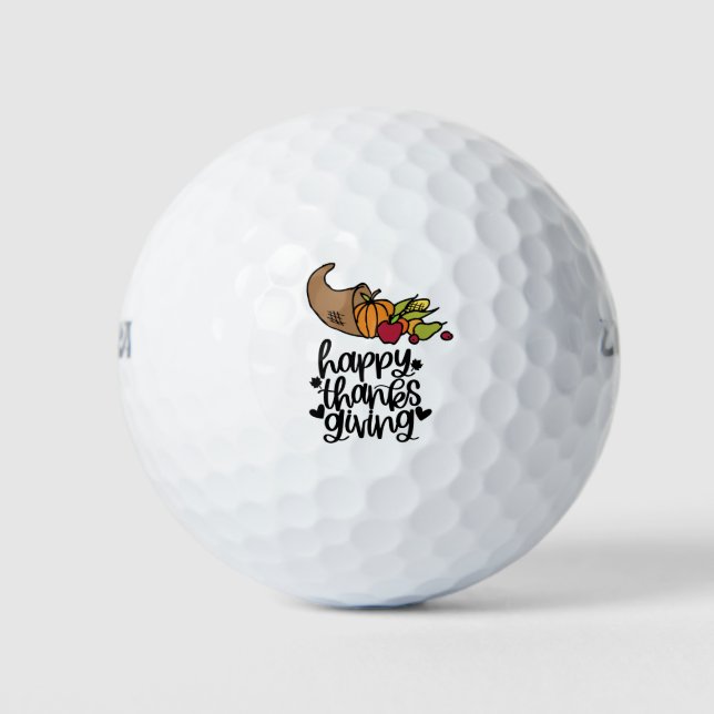 Erntedank Golfball (Vorderseite)