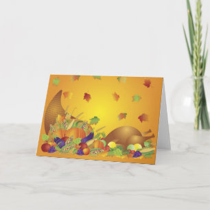 Erntedank-Grußkarte Feiertagskarte