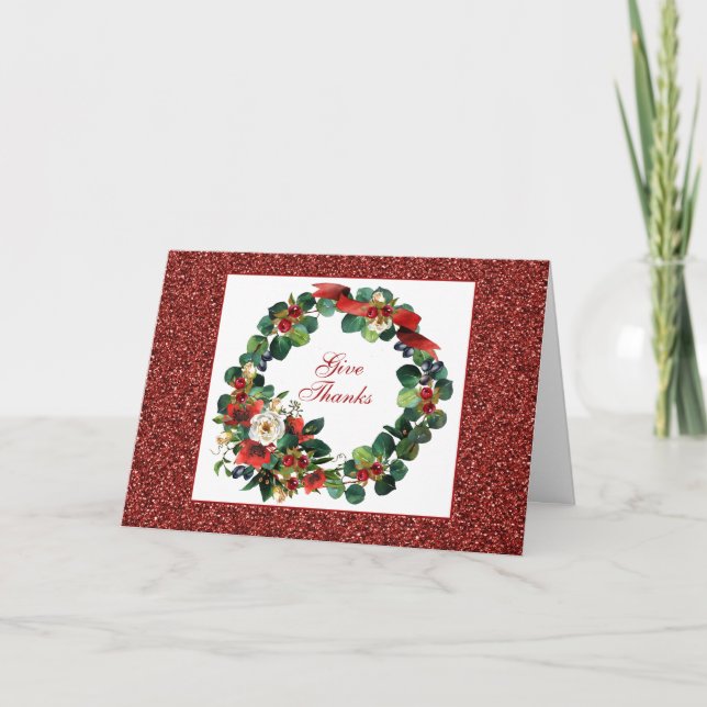 Erntedank-Grußkarte Karte (Vorderseite)