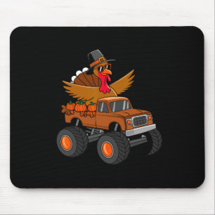 Erntedank-GTruthahn-Reiten-Monstertruck Mousepad