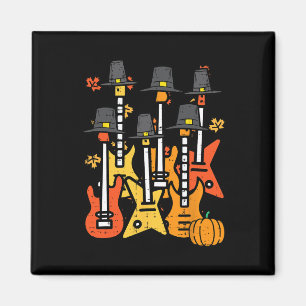 Erntedank Guitars Fall Rock Music Riocker Men B Magnet
