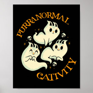 Erntedank Halloween Fall Funny Niedlich Purranorma Poster