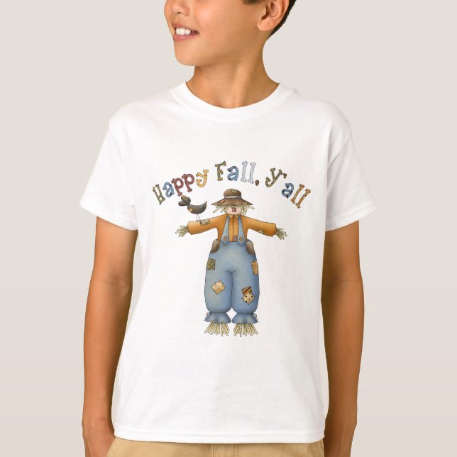 Erntedank Happy Fall T - Shirt (Vorderseite)