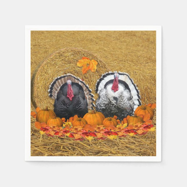 Erntedank Harvest Paper Napkin Serviette (Vorderseite)