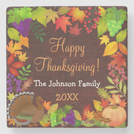 Erntedank Harvest Steinuntersetzer