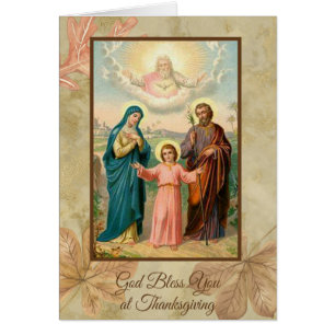 Erntedank-heilige Familie Jesus Mary St Joseph