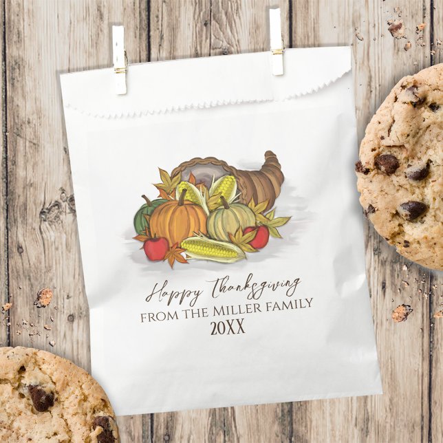 Erntedank Herbst Ernte Cornucopia Leckerei Geschenktütchen (Von Creator hochgeladen)
