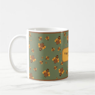 Erntedank Herbst Grüne Türkei Kaffeetasse