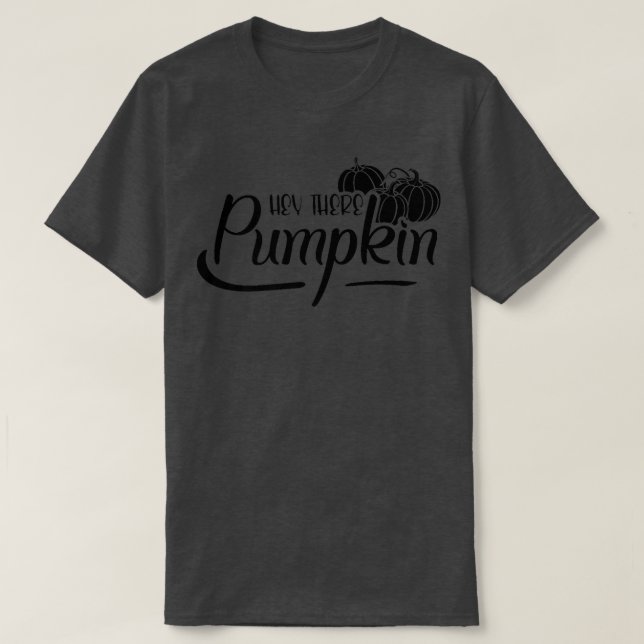 Erntedank Herbst Halloween Hallo da Pump T-Shirt (Design vorne)