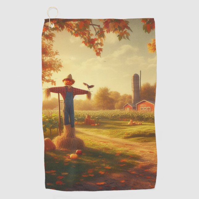 Erntedank/Herbst/Herbst Golfhandtuch (Vorderseite)