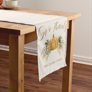 Erntedank Herbst Pumpkin Herbst Table Runner Kurzer Tischläufer