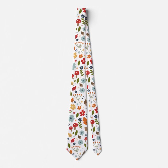 Erntedank Herbstfarben Urlaub Themenwelt Krawatte (Vorderseite)