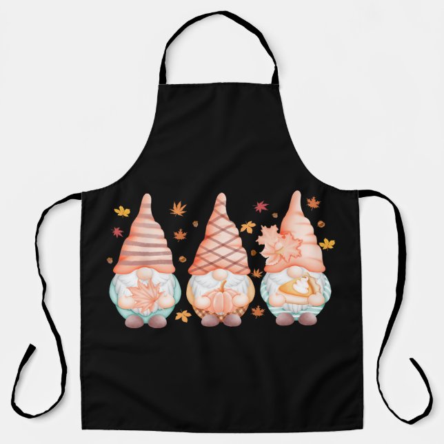 Erntedank Herbstferien Schürze (Vorderseite)