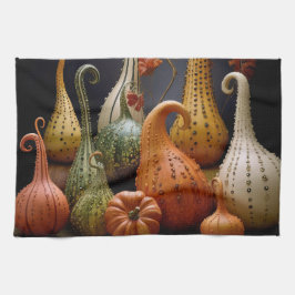 Erntedank Herbstmalerei Geschirrtuch