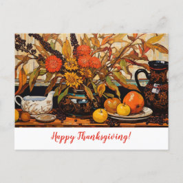 Erntedank Herbstmalerei Postkarte