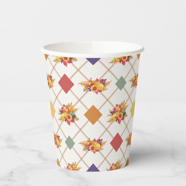 Erntedank Holiday Paper Cups Pappbecher (Links)