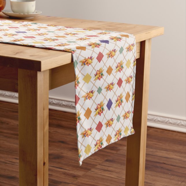 Erntedank Holiday Table Runner Mittelgroßer Tischläufer (Beispiel)