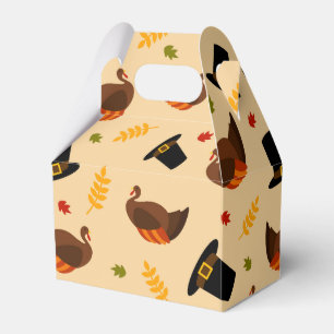 Erntedank Holiday Truthahn Abendessen Party Geschenkschachtel
