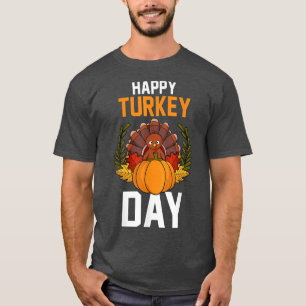 Erntedank Holiday Türkei Hunter Happy Türkei T-Shirt