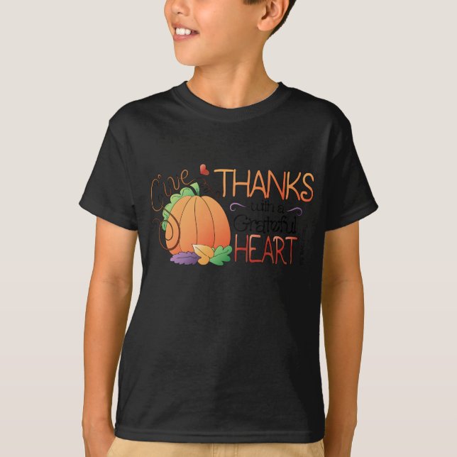 Erntedank Holiday Word Art T - Shirt (Vorderseite)