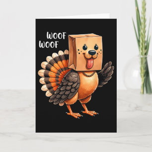 Erntedank Hund Lustiger Hund Wuff Erntedank Herbst Karte