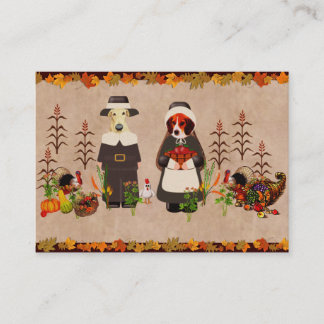 Erntedank Hunde Begleitkarte