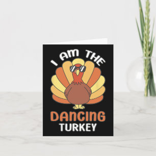 Erntedank I bin die tanzende Türkei Karte
