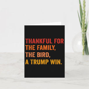 Erntedank, ich bin dankbar, dass Trump 2024 ausgel Karte
