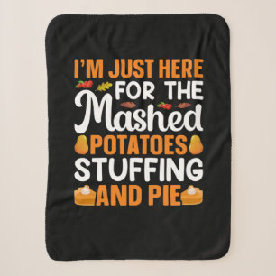 Erntedank Ich bin nur hier für Potatos Sherpadecke