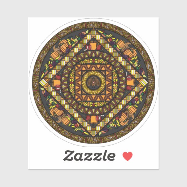 Erntedank Icons Contour Sticker (Blatt)