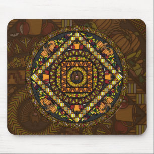 Erntedank Icons Mousepad